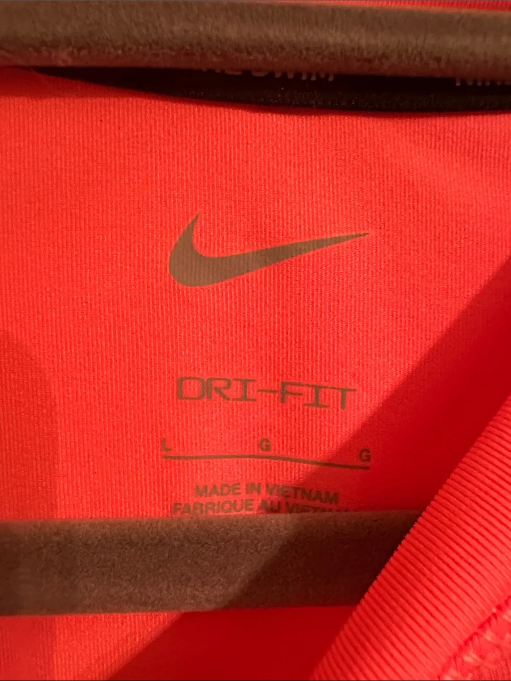 Nike Swim Bright Coral Pink Long-Sleeve Athletic Top